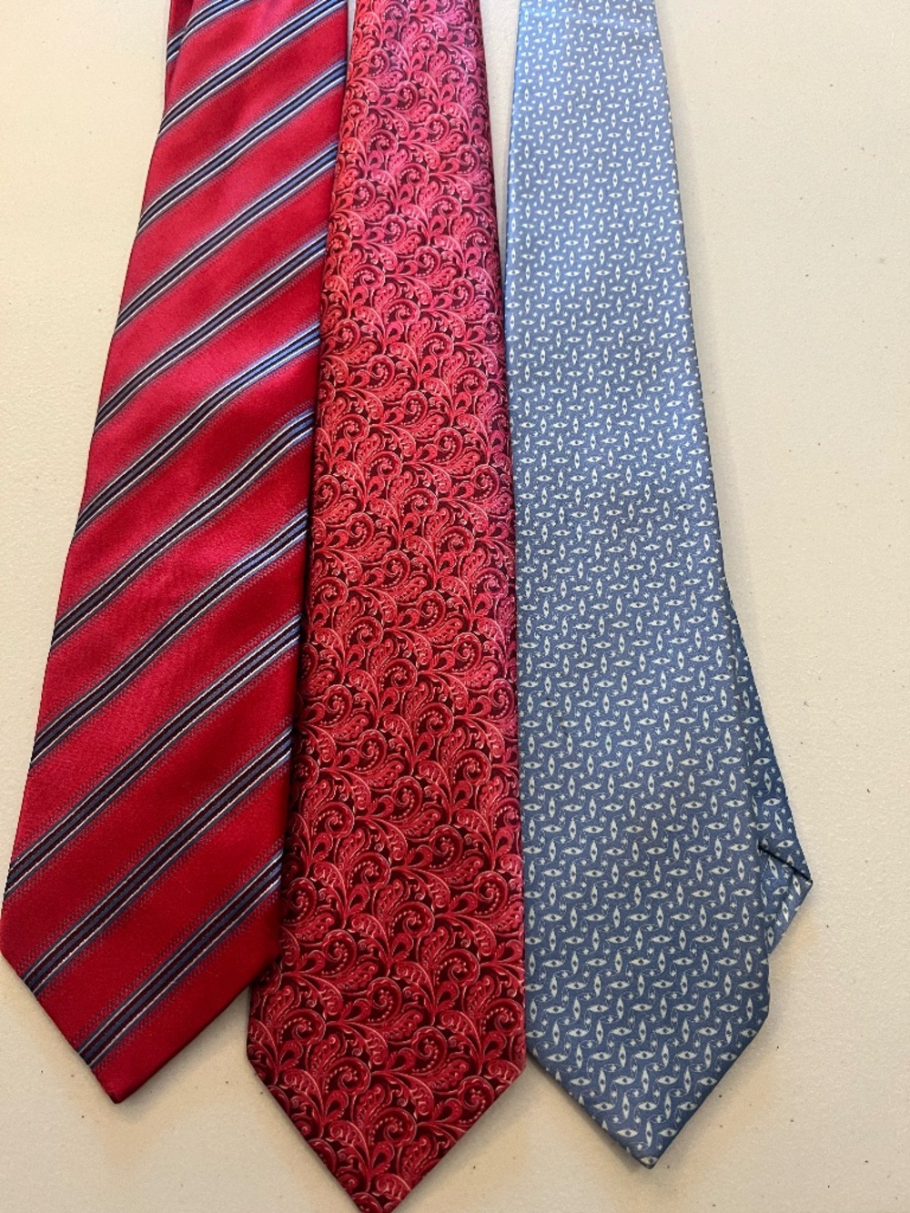 LOT of 3 - BRIONI  100% Silk Mens Luxury Ties